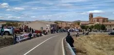 Una imagen de la jornada reivindicativa en el suroeste provincial. 