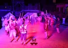 Tierraquemada en el festival de recreaciones.