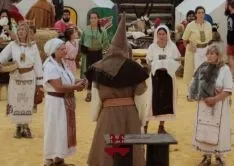 Tierraquemada en el festival de recreaciones.