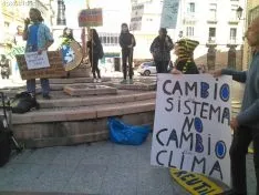 Concentración contra el cambio climático en Soria.