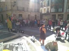 Concentración contra el cambio climático en Soria.