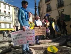 Concentración contra el cambio climático en Soria.