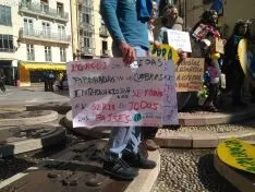 Concentración contra el cambio climático en Soria.