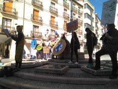 Concentración contra el cambio climático en Soria.