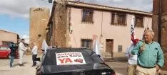 Una imagen de la jornada reivindicativa en el suroeste provincial. 