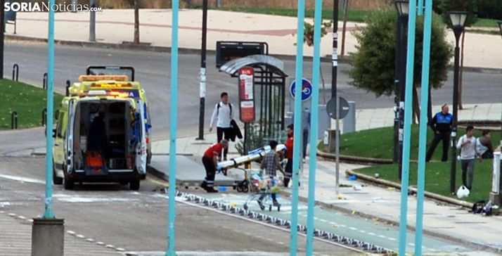 Dispositivo asistencial tras una fiesta de inicio de curso en el Campus. /SN 