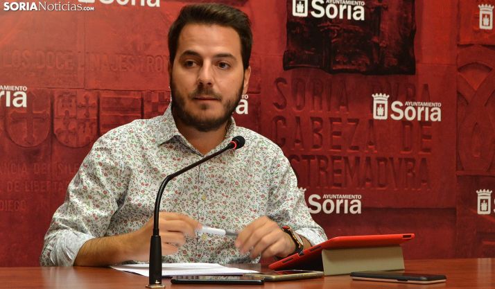 Eder García, concejal de Acción Social este martes. /SN