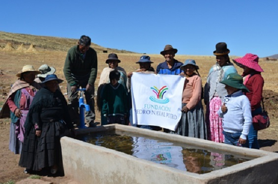La Fundación Pedro Navalpotro financia la rehabilitación de pozos en Quenacagua, Bolivia