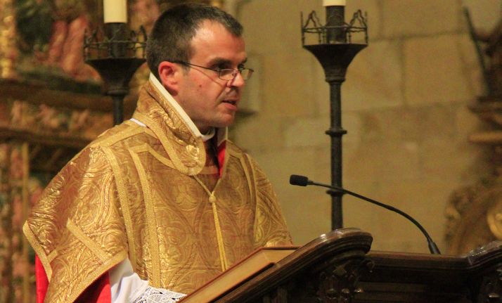 José María Cordero de Sousa en su consagración como diácono. /DOS