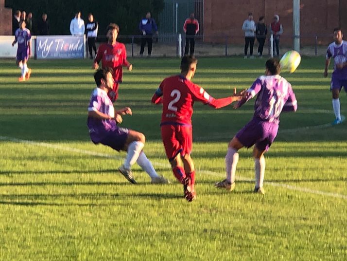 Becerril-Numancia en el Mariano Haro (1-4). 