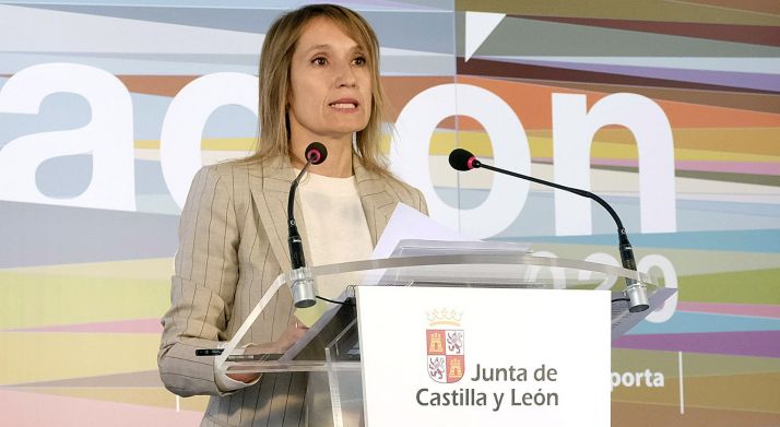 Rocío Lucas, este miércoles en comparecencia oficial. /Jta.