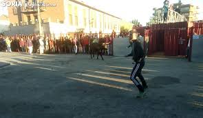 Encierro en Ólvega. Archivo.