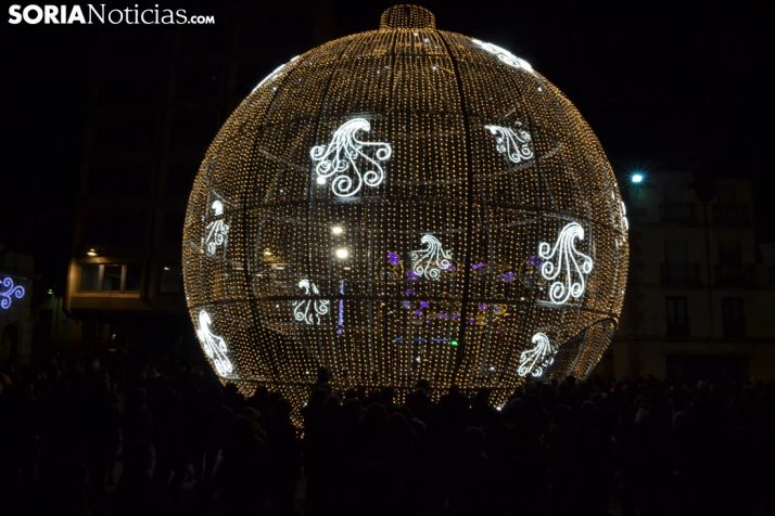 Imagen de la bola de Navidad del pasado año. /SN
