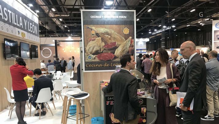 Una imagen del stand de la Comunidad en la Feria Meat Attraction. /Jta.