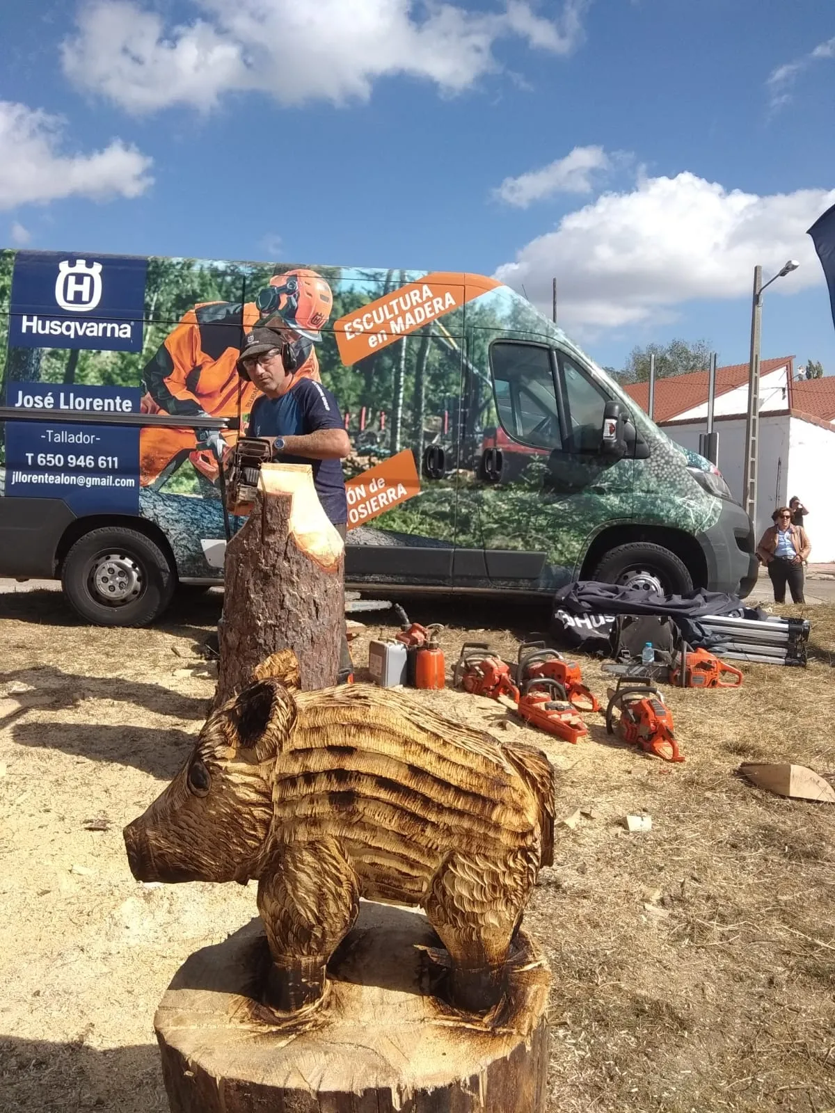 Una imagen de la jornada en Borobia. 