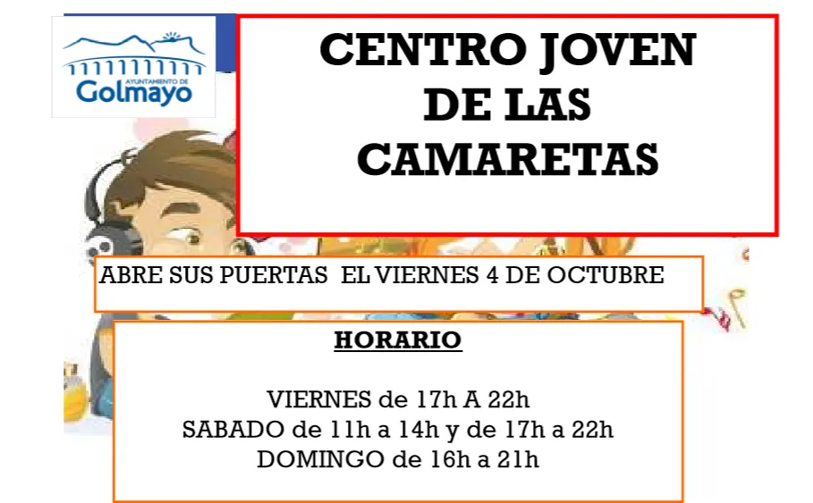 Horarios Centro Joven.