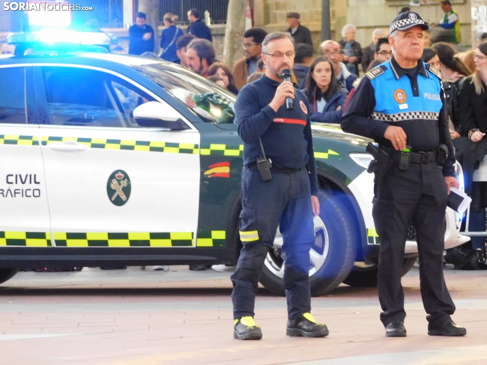 Una imagen del simulacro en Mariano Granados. /SN