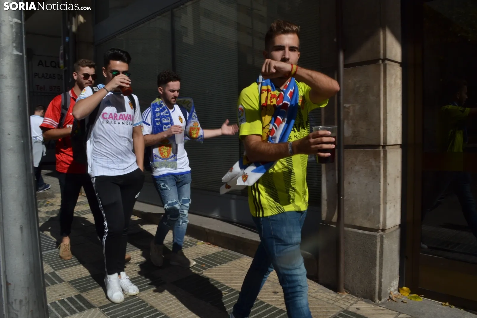 Una imagen del ambiente maño en la capital soriana. /SN