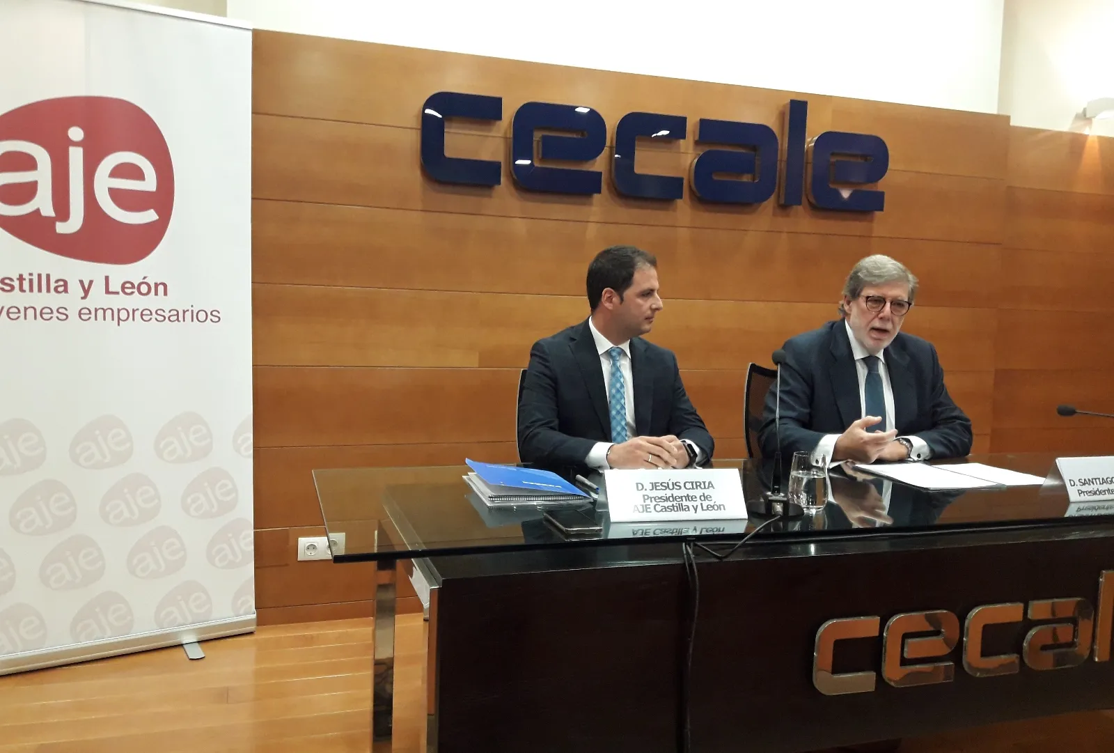 Jesús Ciria (izq.) y Santiago Aparicio.