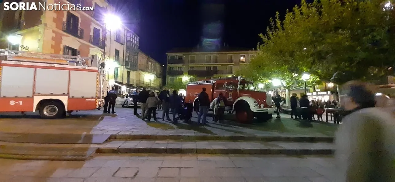 Una imagen de la plaza Mayor está tarde. /SN