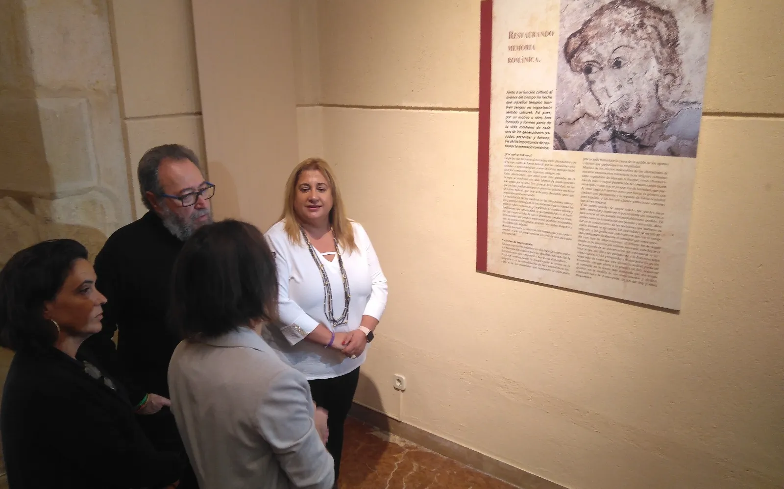 Inauguración de la exposición.