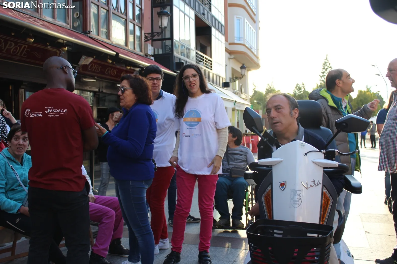 Día Mundial de la parálisis cerebral en el Collado de Soria. SN