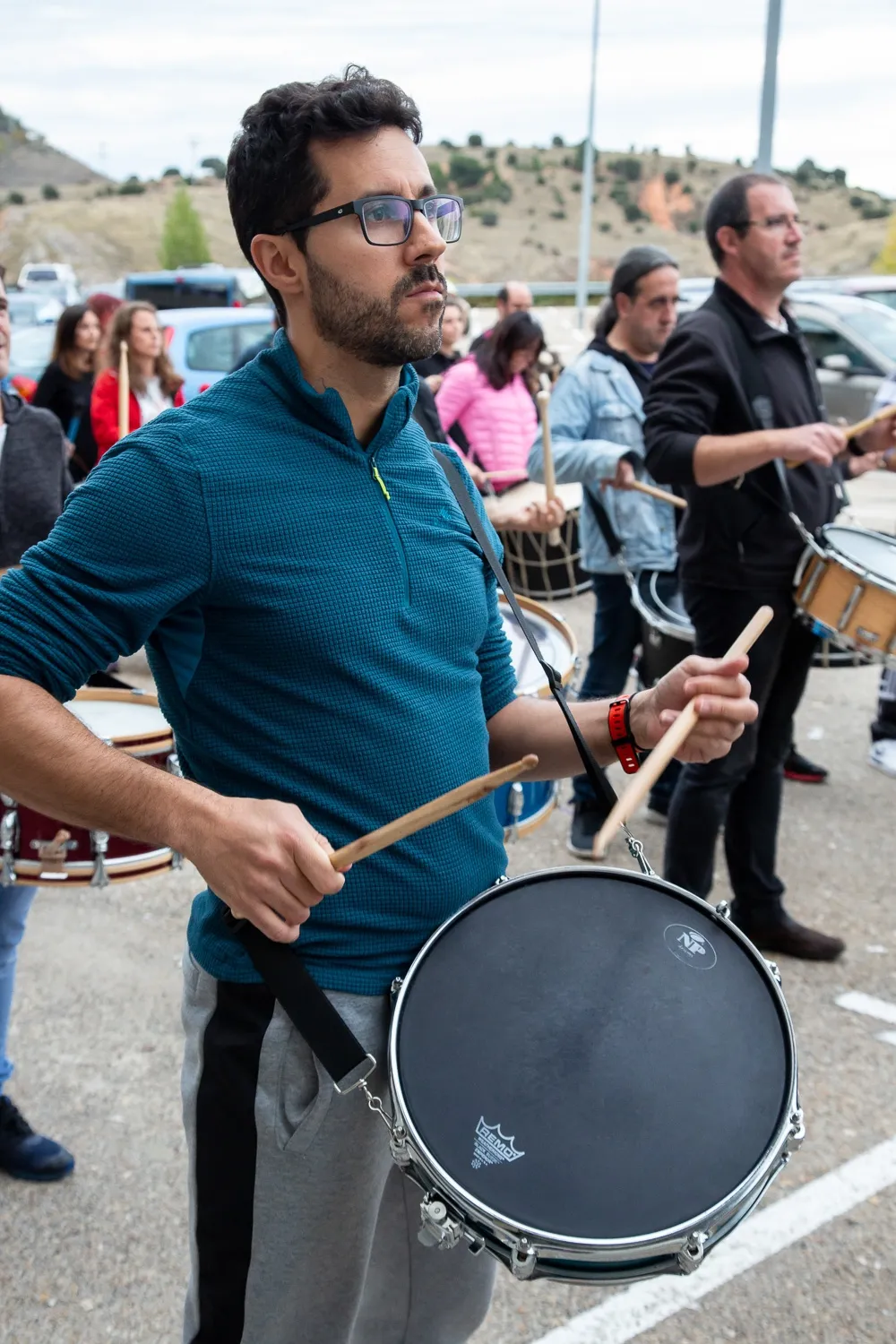 Ensayos del desfile de las Ánimas 2019. /Festival de las Ánimas