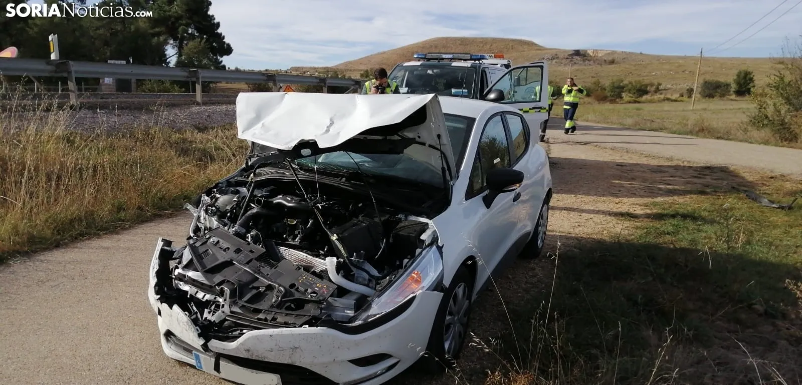 Imágenes del accidente.