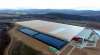 Vista aérea del invernadero de Aleia en Garray. 