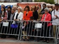 Una imagen de la plaza Mariano Granados este sábado, festividad de la Virgen del Pilar. /SN