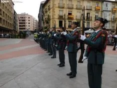 Una imagen de la plaza Mariano Granados este sábado, festividad de la Virgen del Pilar. /SN