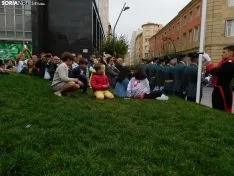 Una imagen de la plaza Mariano Granados este sábado, festividad de la Virgen del Pilar. /SN