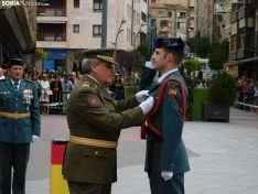 Una imagen de la plaza Mariano Granados este sábado, festividad de la Virgen del Pilar. /SN