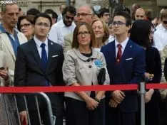 Una imagen de la plaza Mariano Granados este sábado, festividad de la Virgen del Pilar. /SN