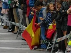Una imagen de la plaza Mariano Granados este sábado, festividad de la Virgen del Pilar. /SN