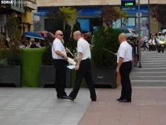 Una imagen de la plaza Mariano Granados este sábado, festividad de la Virgen del Pilar. /SN
