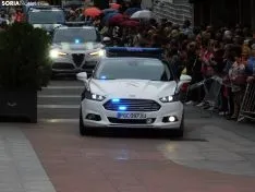 Una imagen de la plaza Mariano Granados este sábado, festividad de la Virgen del Pilar. /SN