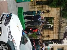 Una imagen de la plaza Mariano Granados este sábado, festividad de la Virgen del Pilar. /SN