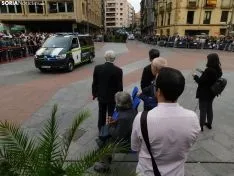Una imagen de la plaza Mariano Granados este sábado, festividad de la Virgen del Pilar. /SN