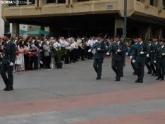 Una imagen de la plaza Mariano Granados este sábado, festividad de la Virgen del Pilar. /SN