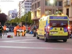 Una imagen del simulacro en Mariano Granados. /SN