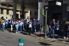 Una imagen del ambiente maño en la capital soriana. /SN
