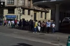 Una imagen del ambiente maño en la capital soriana. /SN