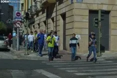Una imagen del ambiente maño en la capital soriana. /SN