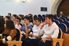 Una imagen del acto estudiantil de este martes. /SN