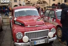 VII Spain Classic Raid, ante el Ayuntamiento de Soria. /SN