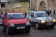 VII Spain Classic Raid, ante el Ayuntamiento de Soria. /SN
