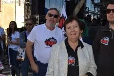 Soria se detiene durante 5 minutos con la España Vaciada.