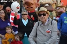 Soria se detiene durante 5 minutos con la España Vaciada.
