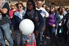 Soria se detiene durante 5 minutos con la España Vaciada.